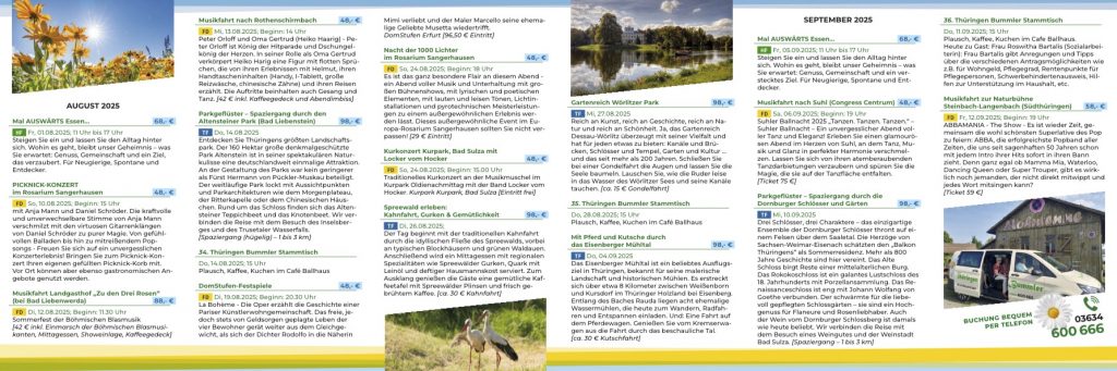 Abbildung des aktuellen Programmfaltblatts.